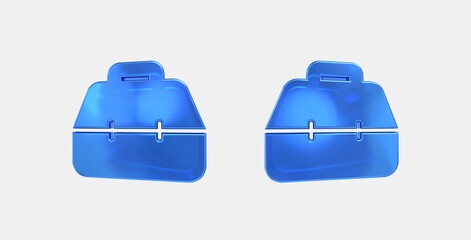service toolbox 3D icon on isolate white background