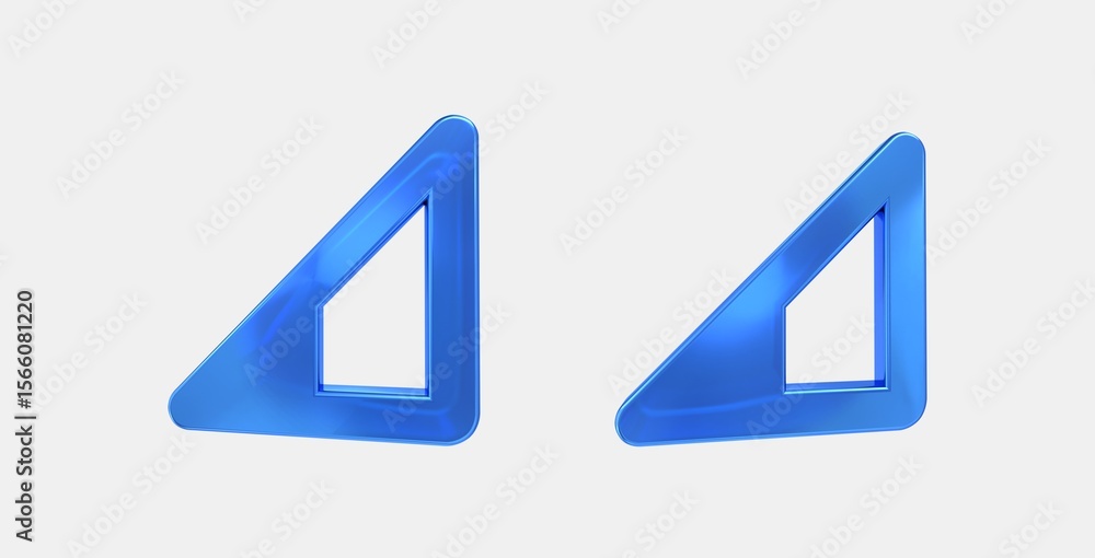 Poster signal cellular 2 bar 3d icon on isolate white background