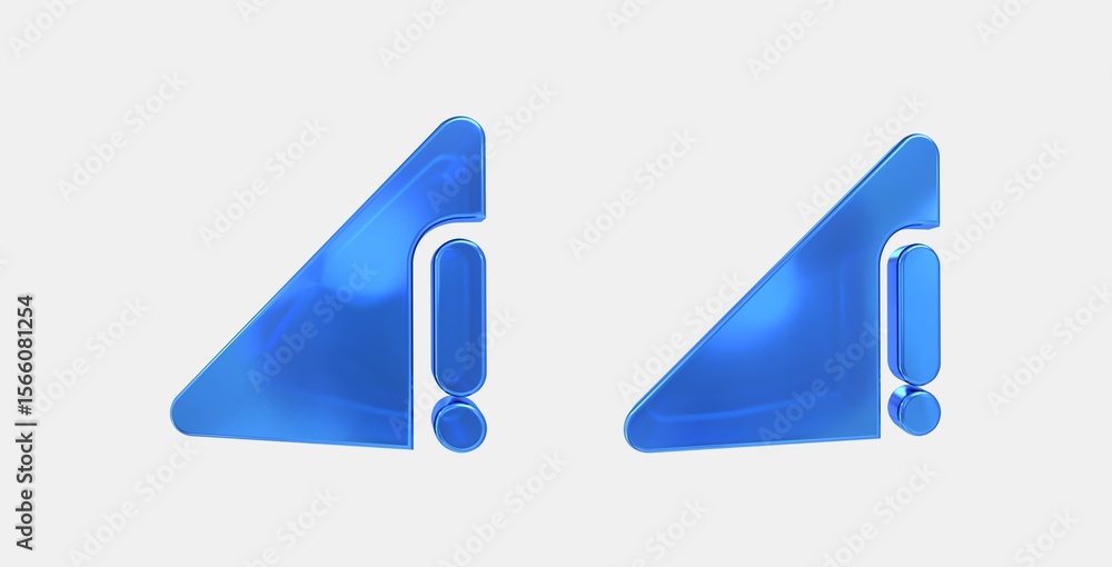 Poster signal cellular connected no internet 4 bar 3d icon on isolate white background