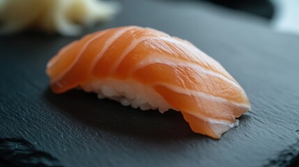 Close-up of salmon sushi (1)