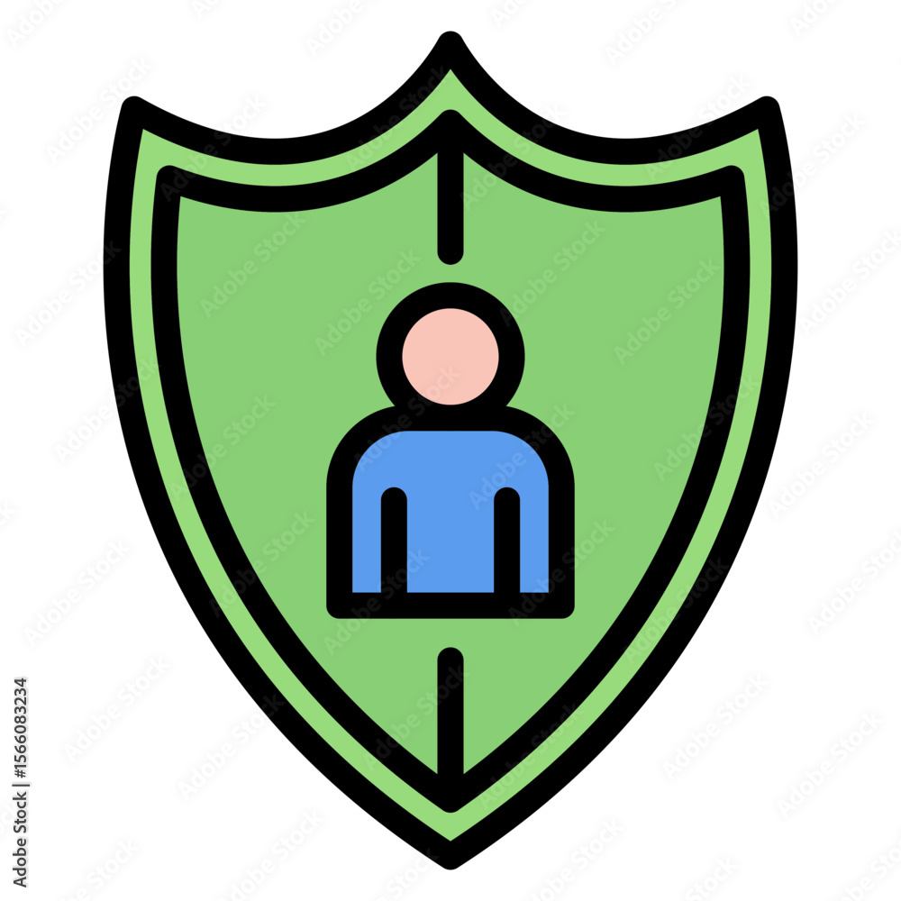 Aufkleber pseudonymisation icon vector image. can be used for privacy.