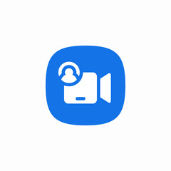 conference call icon sign vector