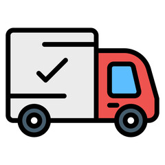 Delivery Service icon vector image. Can be used for Postal Service.