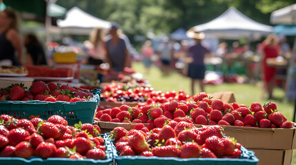 Sweet Celebrations at the Strawberry Festival in the United States
