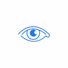 Obraz premium human eye icon sign vector
