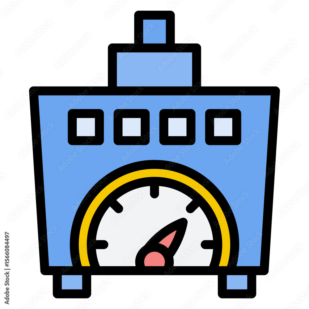 Poster vortex mixer icon vector image. can be used for science.
