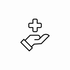 Obraz premium medical care icon sign vector
