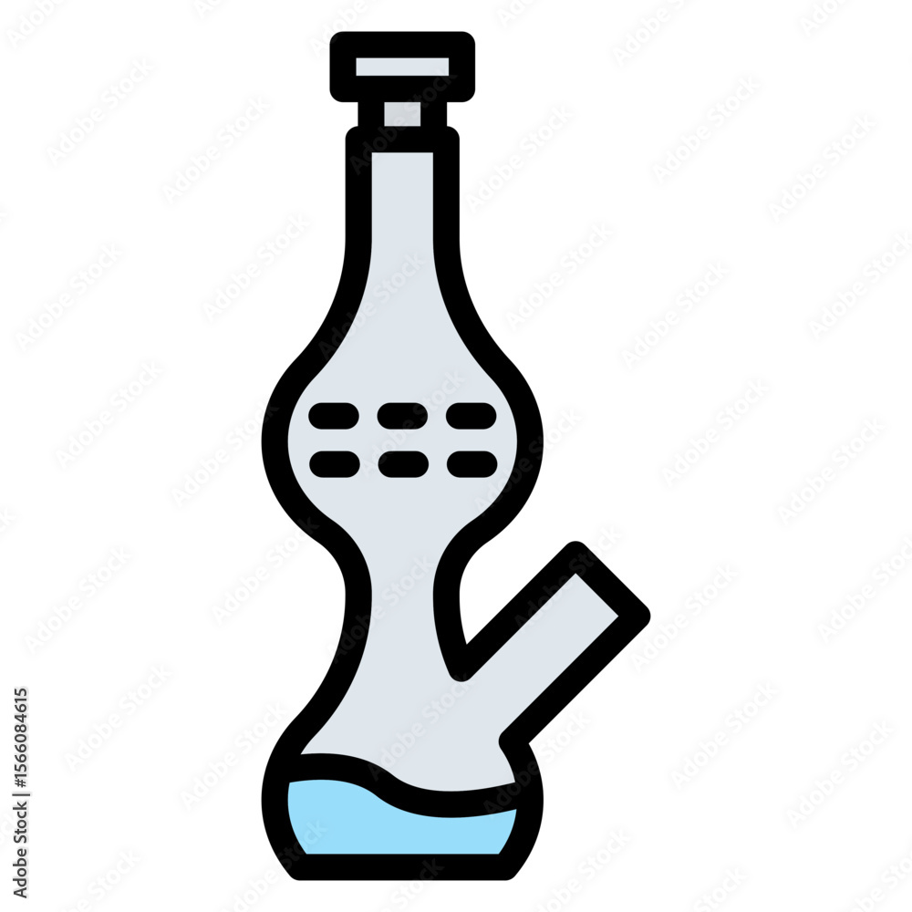 Poster kipps apparatus icon vector image. can be used for science.