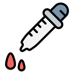 Pipette icon vector image. Can be used for Science.