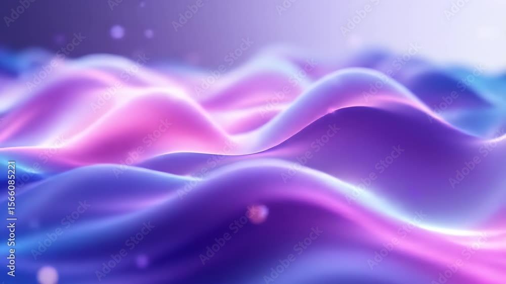 Poster abstract colorful waves animation background