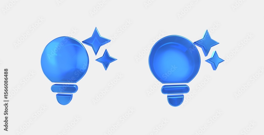 Aufkleber tips and updates 3d icon on isolate white background