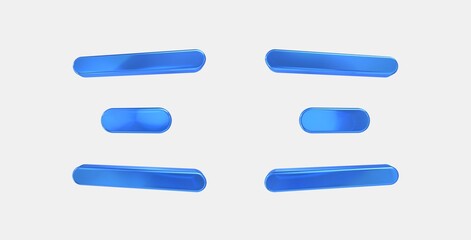 Obraz premium vertical distribute 3D icon on isolate white background