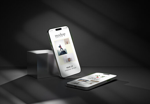 Phone Screen UI Mockup Design