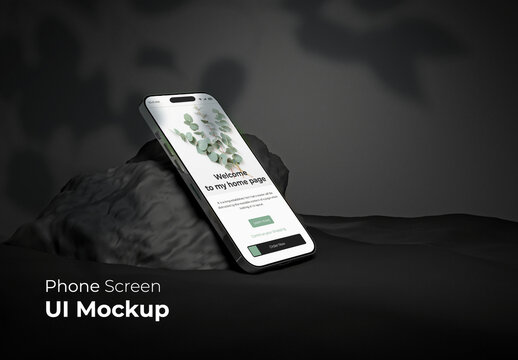Phone UI Mockup Design