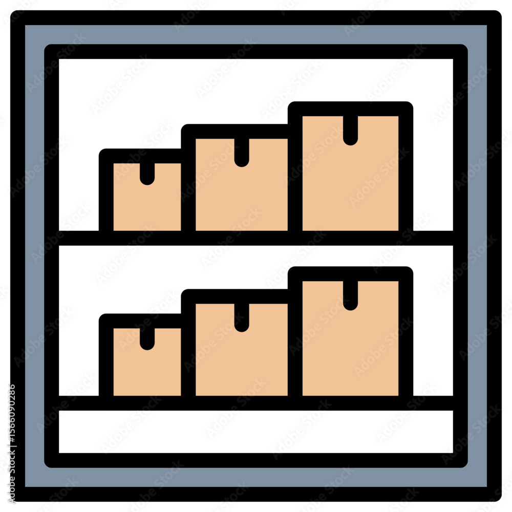 Poster sort icon vector image. can be used for online store.