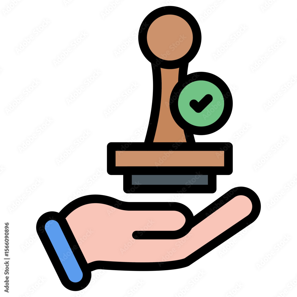 Poster confirmation icon vector image. can be used for ecommerce store.
