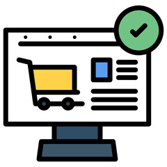 Checkout Details icon vector image. Can be used for Ecommerce Store.