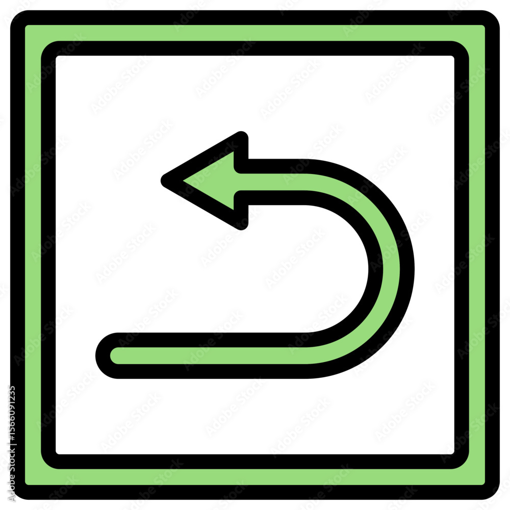 Poster return requests icon vector image. can be used for digital retail.