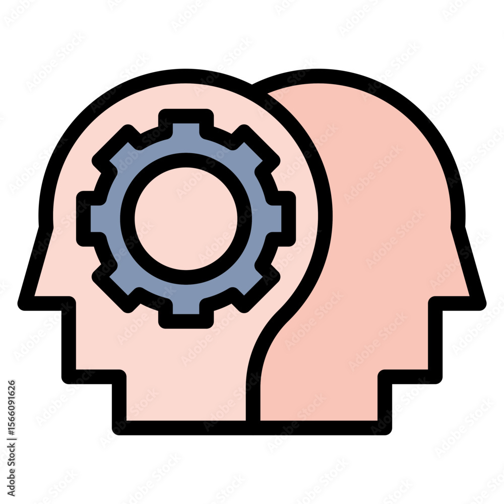 Aufkleber harmony icon vector image. can be used for teamwork.