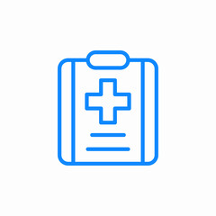 medical clipboard icon sign vector