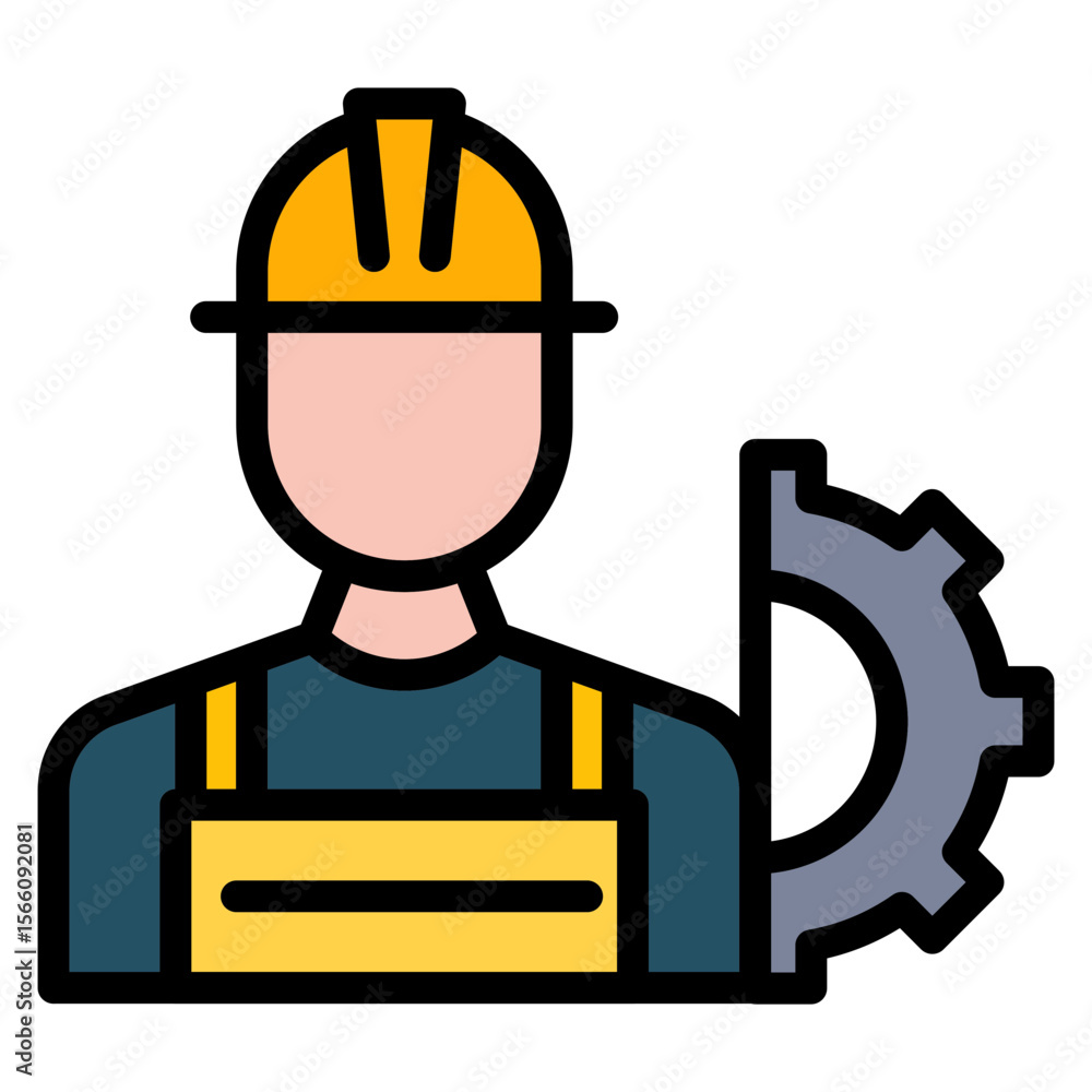 Poster project manager icon vector image. can be used for project assesment.
