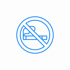no smoking icon sign vector