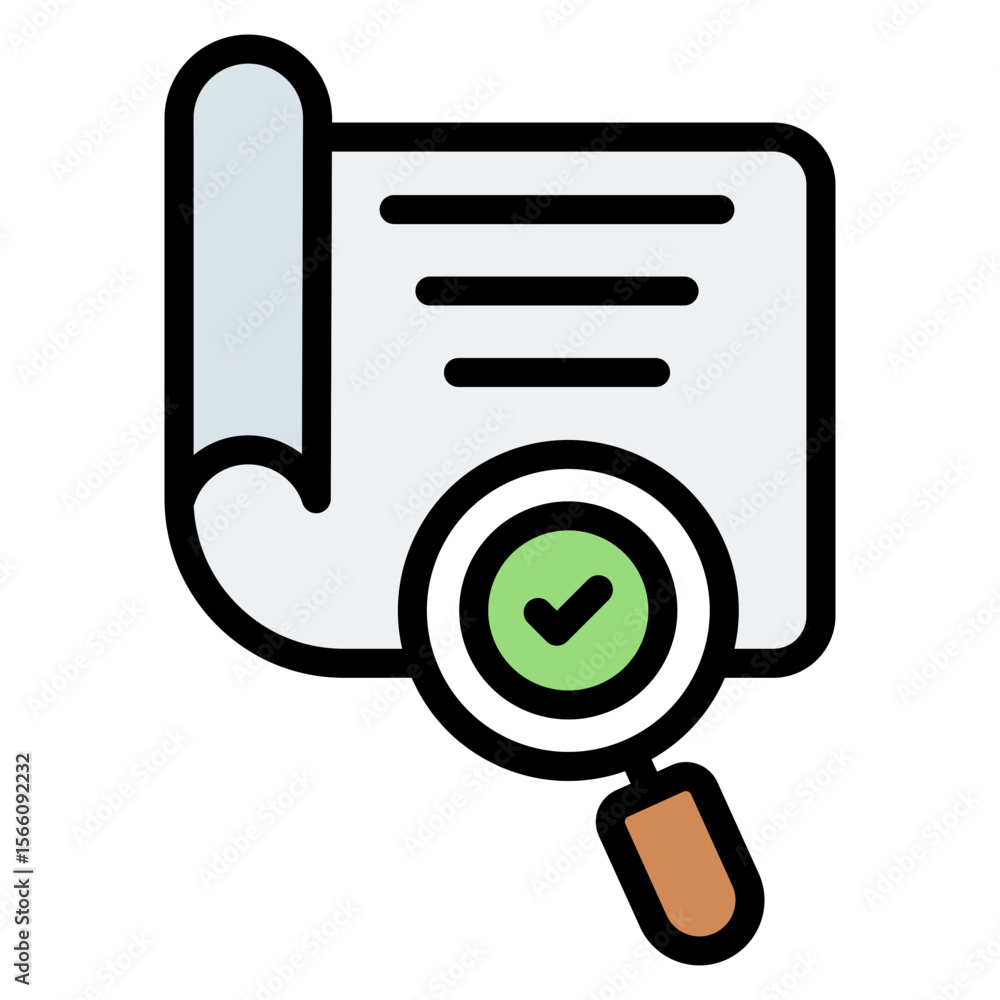 Poster project scope icon vector image. can be used for project assesment.