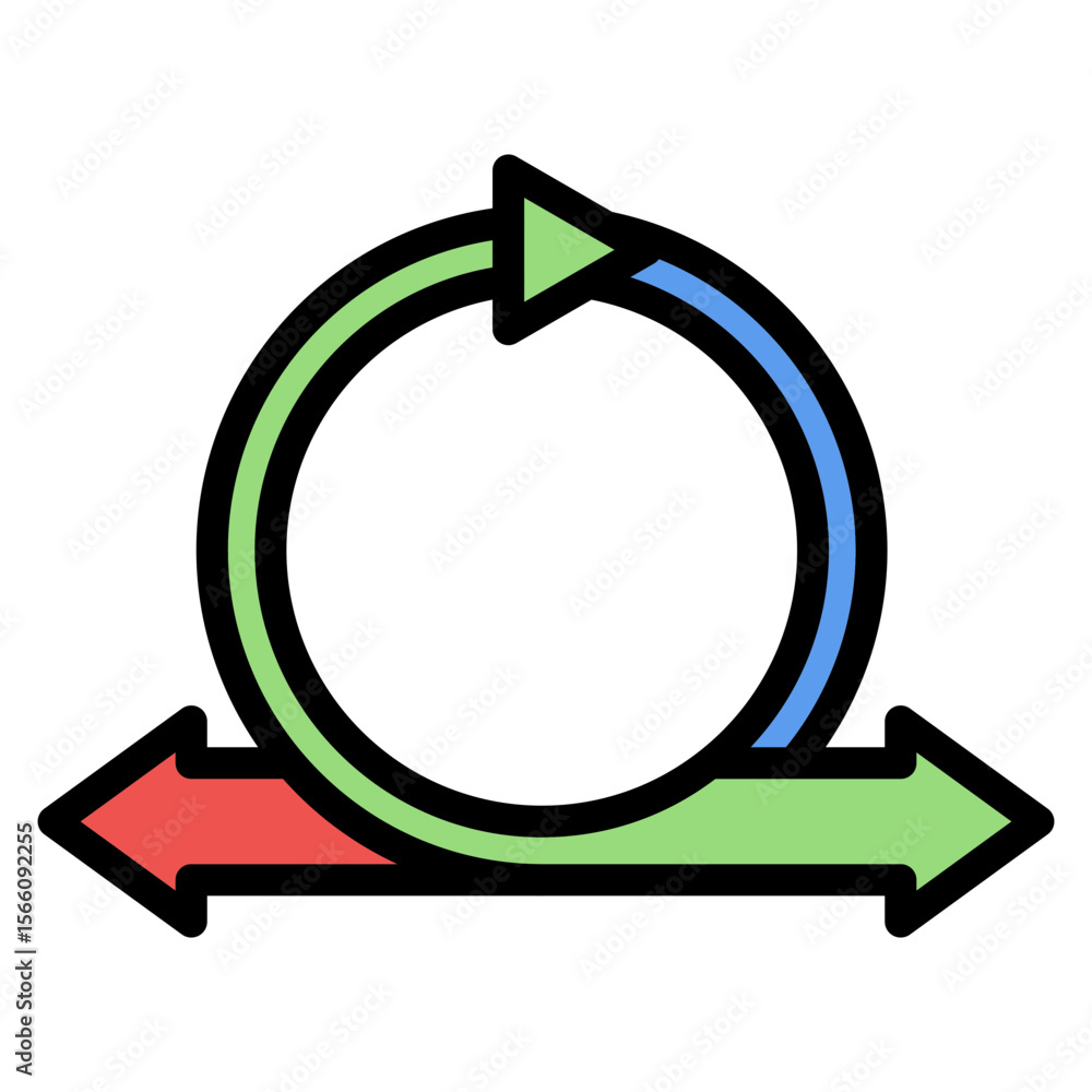 Poster scrum icon vector image. can be used for project assesment.