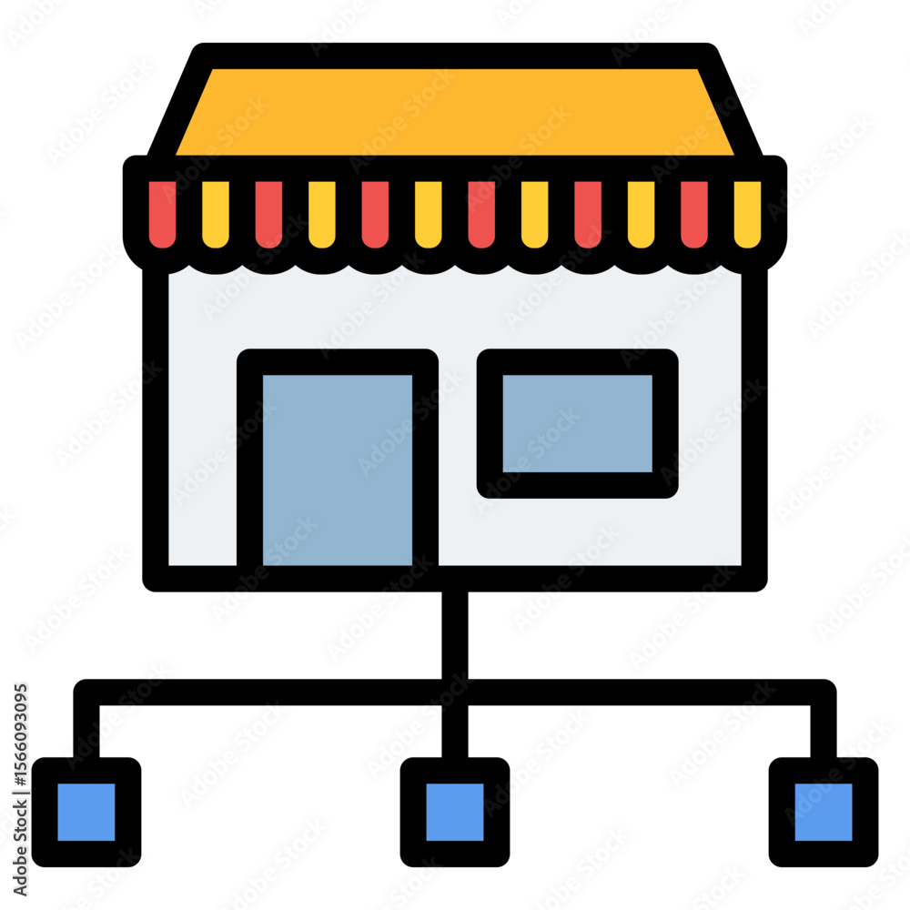 Poster market segmentation icon vector image. can be used for survey.