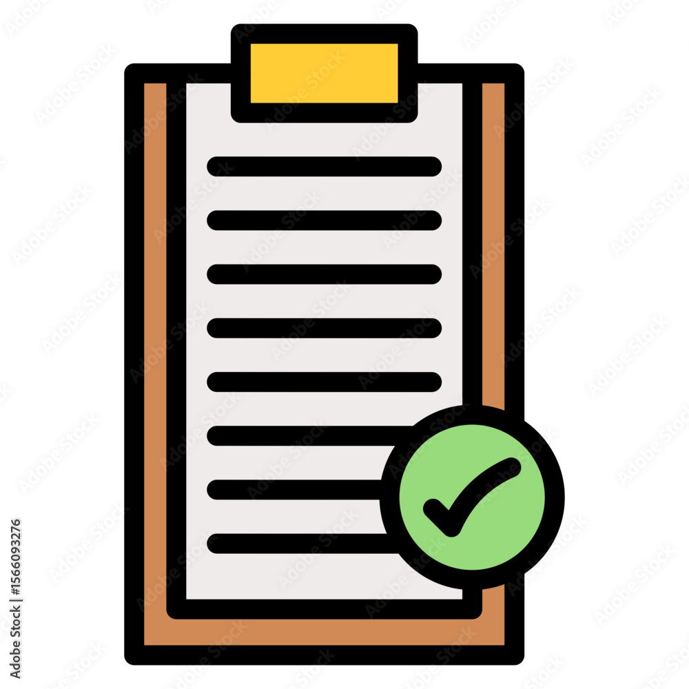 Poster survey icon vector image. can be used for survey.