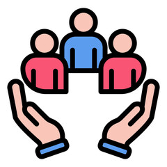 Workplace Culture icon vector image. Can be used for Survey.