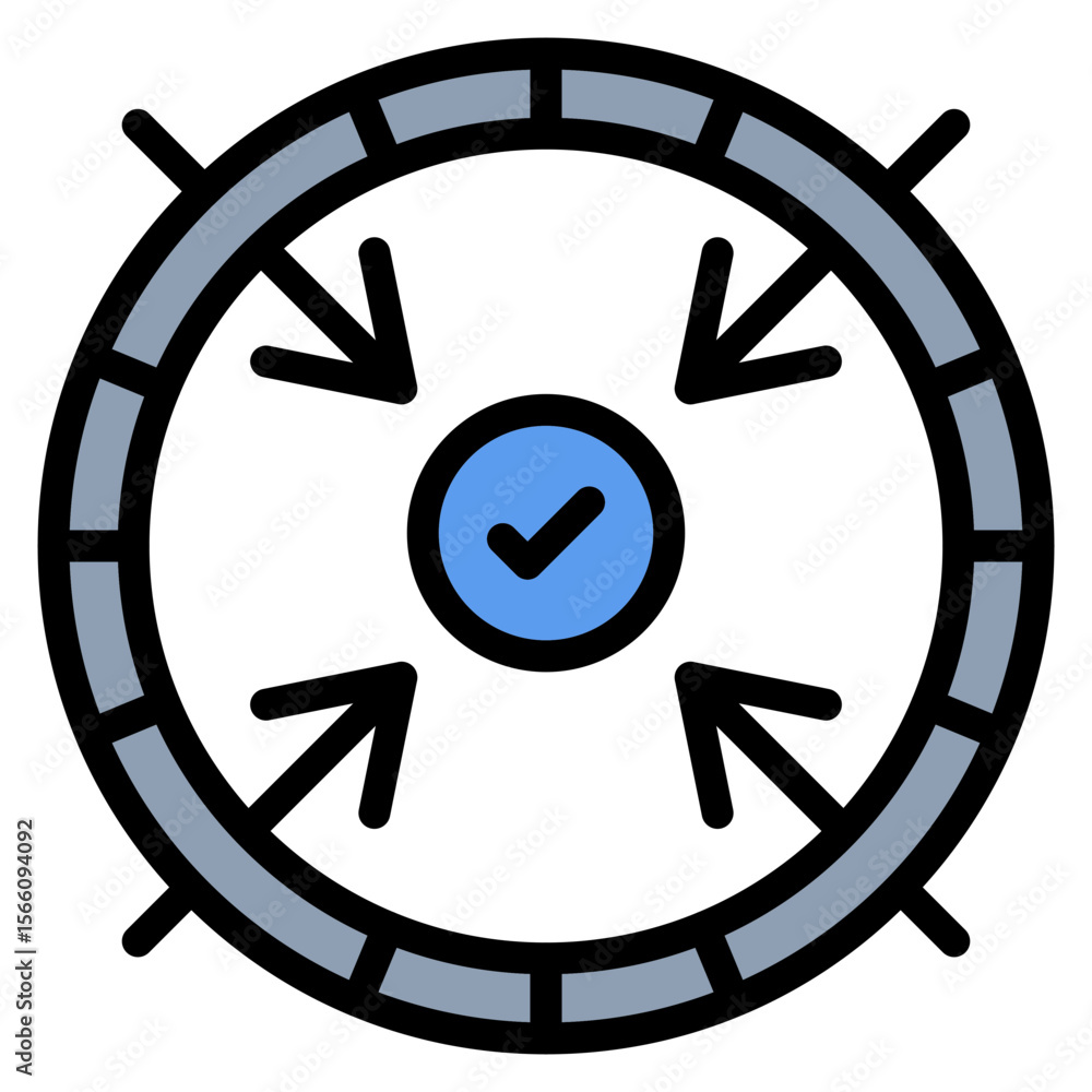 Poster action icon vector image. can be used for action plan.