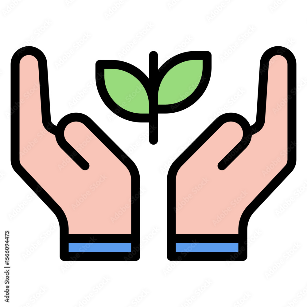 Poster community garden icon vector image. can be used for public utilities.