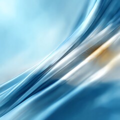Soft blue and white flowing fabric background for creative projects.