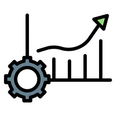 Demand Management icon vector image. Can be used for Operations Management.