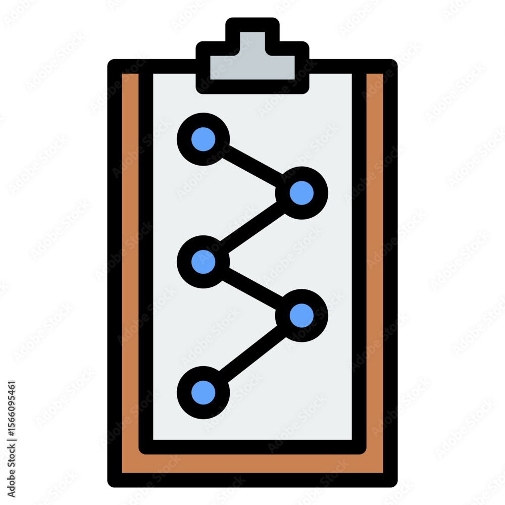 Poster performance metrics icon vector image. can be used for operations management.