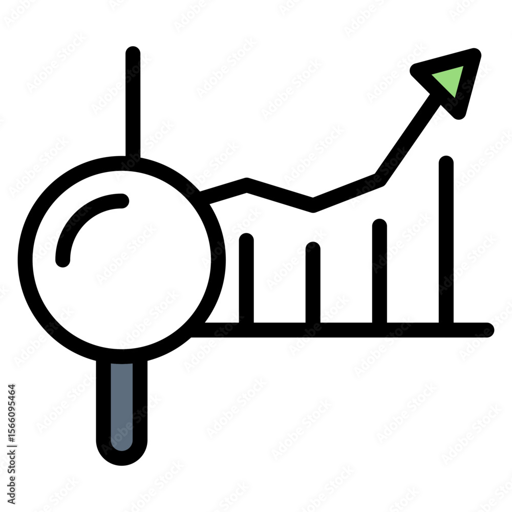 Poster performance review icon vector image. can be used for operations management.