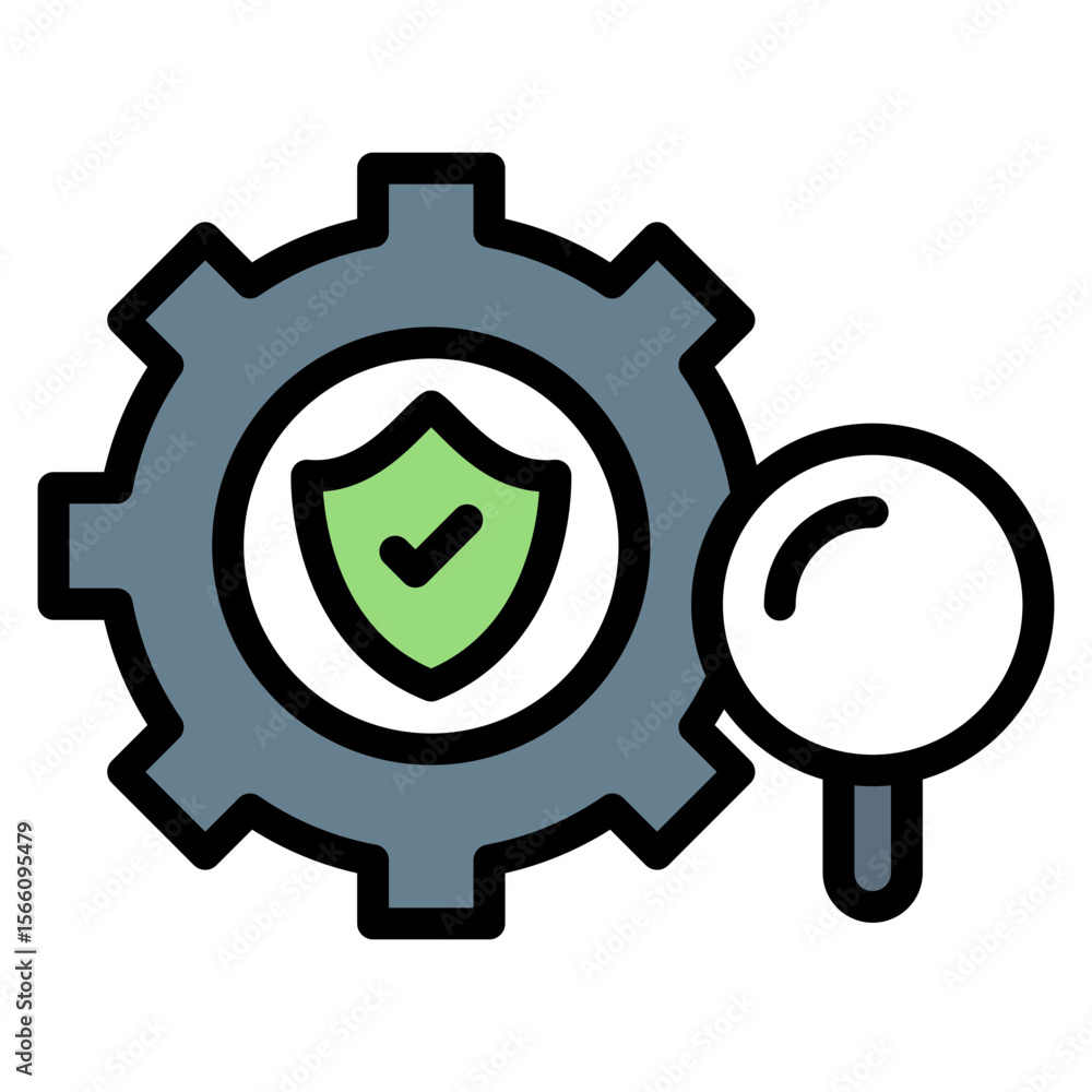 Poster quality assurance icon vector image. can be used for operations management.