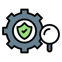 Quality Assurance icon vector image. Can be used for Operations Management.