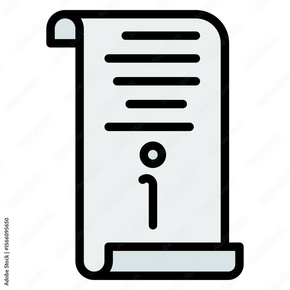 Poster work instruction icon vector image. can be used for operations management.