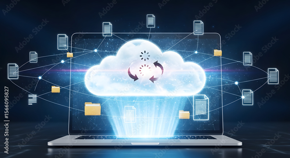 Poster cloud computing secure data storage and access for modern businesses