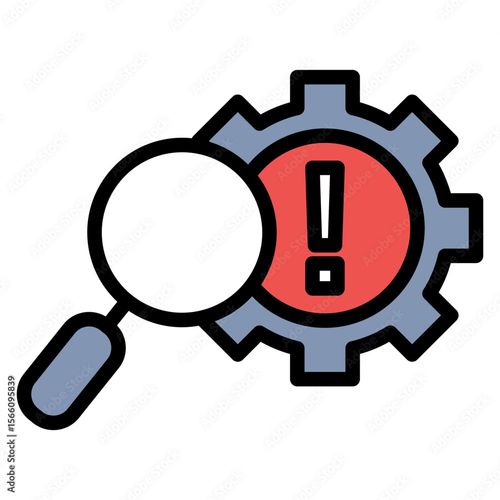Poster remote troubleshooting icon vector image. can be used for remote working.
