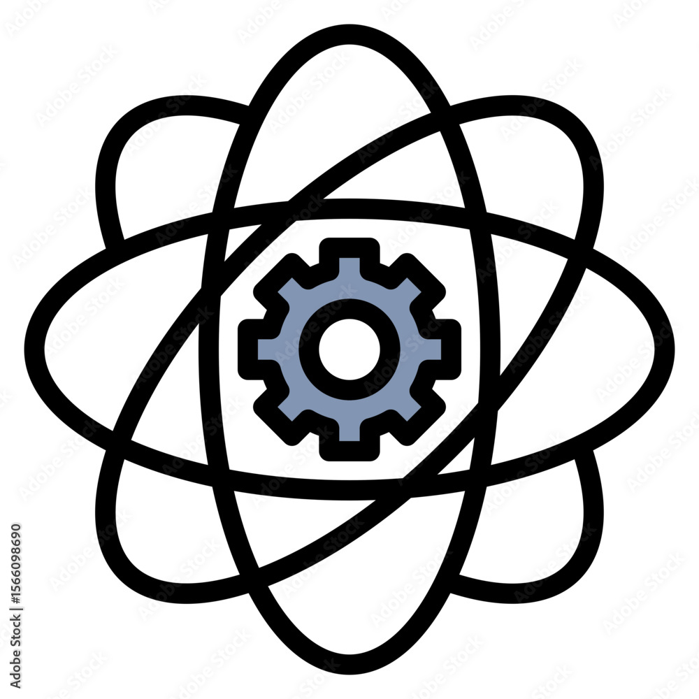 Aufkleber data science icon vector image. can be used for professional services.