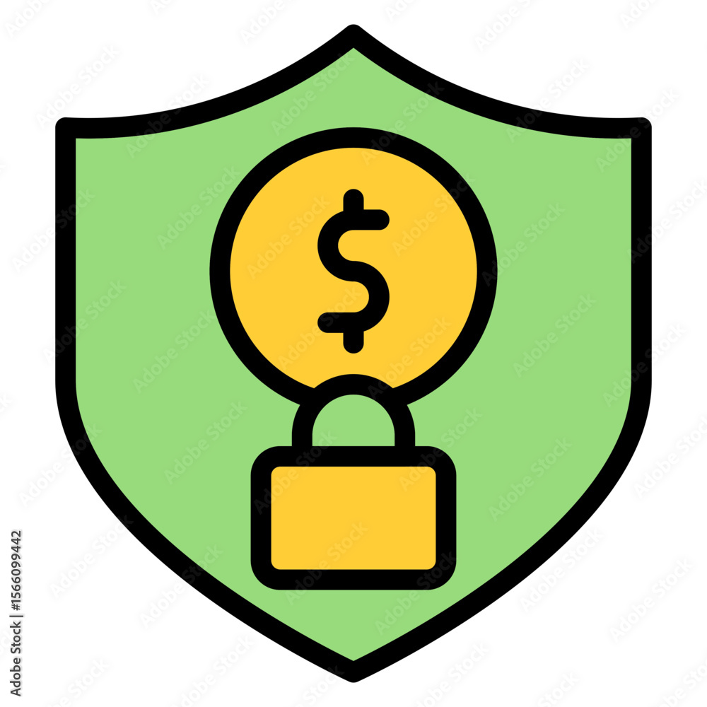 Aufkleber secure transfer icon vector image. can be used for safe payment.