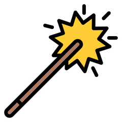 Fantasy icon vector image. Can be used for Movie Genres.