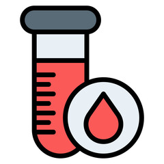 Blood Test icon vector image. Can be used for Cardiology.