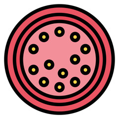 Cholesterol icon vector image. Can be used for Cardiology.