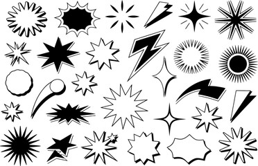 Leaf and heart silhouette set, botanical nature icon, foliage design, eco friendly vector collection