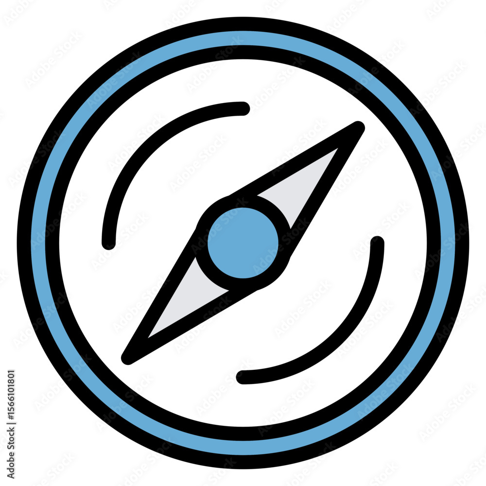 Aufkleber part orientation icon vector image. can be used for additive maufacturing.