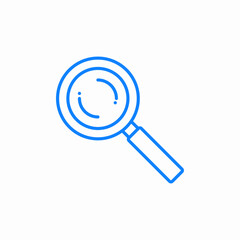 magnifying glass search icon sign vector